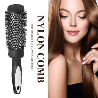 Peine Redondo Cepillo de Nailón para Estilizar el Cabello Tubo Termérico de Aluminio - details 7