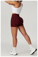 Pantalones cortos de Yoga sin costuras para mujer, ropa deportiva para Fitness, levantamiento de glúteos, gimnasio, correr - details 18