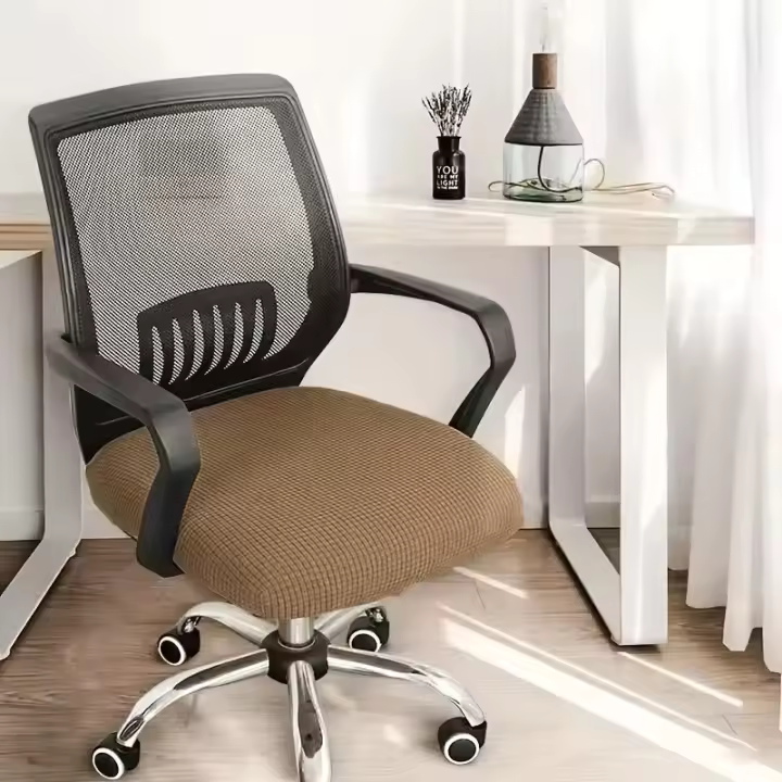 Fundas de asiento de LICRA para silla de oficina, funda para silla de ordenador, Protector de sillón, funda de asiento elástica para silla de oficina - 1