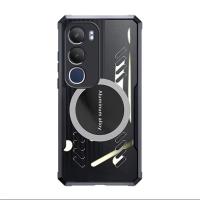 Funda para VIVO Y19s, Y17s, Y15s, Y02s, Y28, Y51, Y31, Y22s, Y33s, Y21T, 4G, 5G, cubierta magnética de disipación de calor, carcasa de teléfono delgada transparente - details 0
