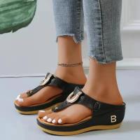 Sandalias de Verano 2025 para Mujeres Tallas Grandes Pantuflas de Plataforma Antideslizantes - details 6