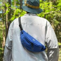 Bolso de pecho deportivo de gran capacidad para hombre, bandolera de nailon con contraste de Color, bolso de dumplings, impermeable, de estilo coreano, para exteriores - details 21
