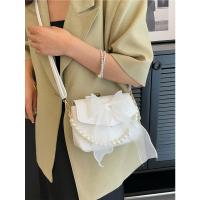 Glovento-Bolso Mini Cuadrado para Mujer |   Lazo y Perlas Elegantes |   Regalo San Valentín - details 3