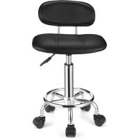 Taburete Giratorio Cuadrado con Resalto Ajustable Negro Ottomanas - details 3