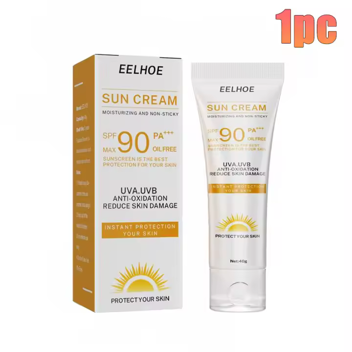 Protector solar SPF 90, crema protectora para la piel, crema hidratante facial blanqueadora con control de aceite, crema solar para el cuidado de la piel del cuerpo y la cara - 1