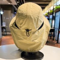 Chal de ala ancha protección del cuello gorra para el sol protección solar gorra de cubo sombrilla sombrero cuello cubierta de oreja visera hombres sombrero de pescador escalada - details 2