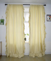 Cortinas de Estilo Princesa Nórdica con Flecos Decorativas en Color Sólido para Sala de Estar Dormitorio Material de Poliéster 100% Tema Romántico Cortinas Lavables de Largo 260cm y Más - details 27