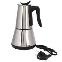 Cafetera eléctrica de acero inoxidable con enchufe europeo, máquina de Espresso con 6 tazas, percolador, cafetera clásica - details 0