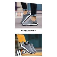 Zapatillas de Moda para Hombre  Zapatos de Deporte Casuales de Talla Grande para Senderismo al Aire Libre Absorbentes de Choques - details 11