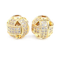 Cuentas de Espaciador de Barril de Brass Dorado de 18K Accesorios de Joyería DIY para Mujeres - details 5