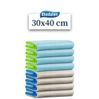 8X Paño de Limpieza Magico, Bayetas Microfibras Cristales Sin Rayas, Paños de Cocina, Balletas Microfibra Coche, Trapos de Platos, Automóviles Ventanas Espejos Baños Oficinas, 40x30 cm - details 22