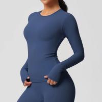 Camisetas de Entrenamiento Sin Costuras para Mujer Ropa Deportiva de Yoga de Manga Larga - details 12