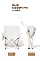 Silla plegable portatil pesca al aire libre viajar camping multifunción - details 3