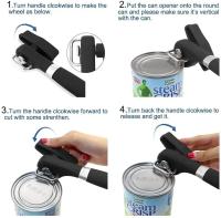 Abre Latas de Acero Inoxidable Corte Suave Grado Alimenticio Ideal para Cocina y Restaurantes - details 4