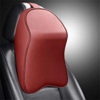 Almohada Universal para Coche BUNO Almohada de Cabeza de Cuero 3D Viscoelástica - details 0