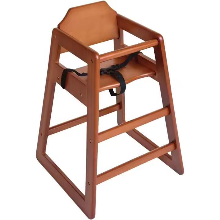 dl901 alta silla, acabado de madera oscura - 1