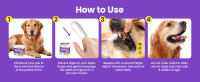 Toallitas para el cuidado sin enjuague, kit de cepillado de dientes, para limpieza de dientes de gato, cepillo de dientes Dental para eliminar placa y sarro, - details 7