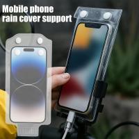1-10 Uds bolsa de ciclismo funda transparente para teléfono móvil de alta sensibilidad fundas impermeables para iPhone Samsung Mi - details 4