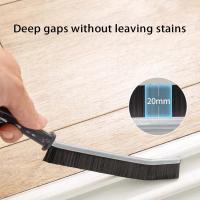 Cepillo de Limpieza Fino Ideal para Esquinas de Costura, Ventanas con Ranura, Juntas de Azulejos de Baño y Cocina, Cepillo de Microfibra para WC - details 1