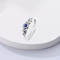 Anillo de Zirconia Cúbica de Plata Esterlina 925 Geométrico de Cielo Estrellado - details 15
