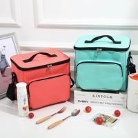 Bolsa de almuerzo aislada grande para hombres y adultos, caja de almacenamiento de alimentos calientes, térmica, fresca - details 12