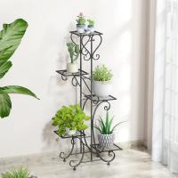 Estantería de Hierro para Macetas Soporte de Plantas y Flores para Decoración 5 Niveles - details 2