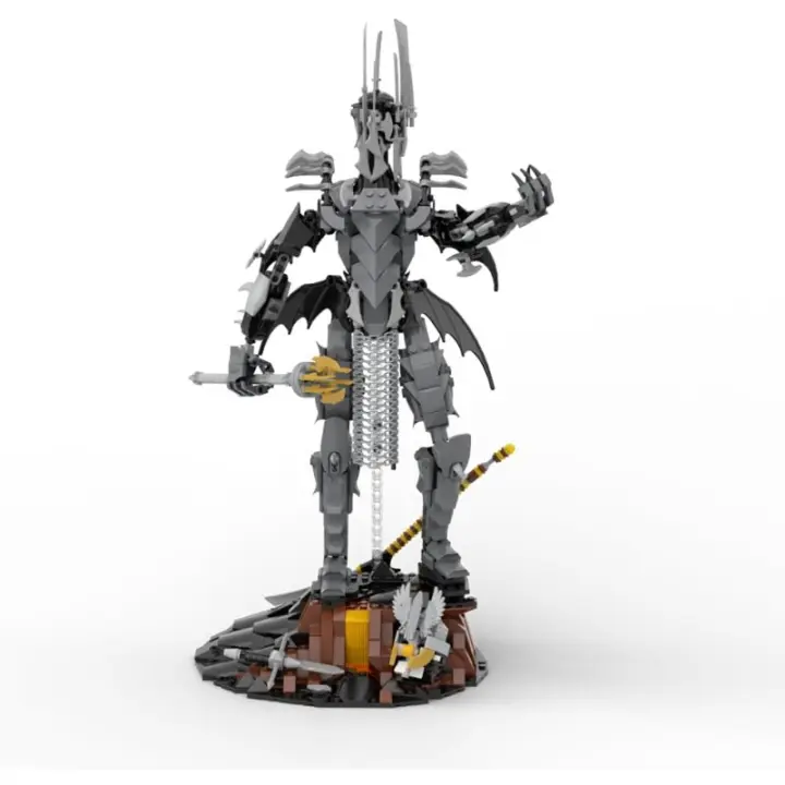 Bloques de construcción de Lord Rings Sauron para niños, regalo de colección para adultos y fanáticos del cine, juguetes para niños de 8-14 - 1