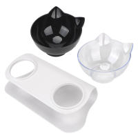 Cuencos antideslizantes para gatos, cuencos dobles para mascotas con soporte elevado, cuencos de agua y comida para mascotas - details 10