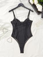 Traje de Moldura de Cuerpo con Cuello en V Profundo Corset Top de Sujetador de Cintura Ajustable - details 10