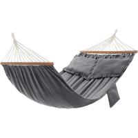 Hamaca de Exteriores Cama Columpio de Madera 2 Barras 2 Almohadas Carga Máxima 300kg - details 0