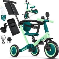 Bicicleta de Equilibrio, Triciclo para niños de 1 año a 5 Años, Capacidad de Carga hasta 25kg, Incl. Manillar/Barra de Seguridad/Cinturón de Seguridad/Timbre/Espejo. - details 41