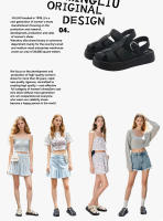 Sandalias de cabeza de bolsa de moda nueva hebilla retro de fondo plano las mujeres usan sandalias romanas huecas cómodas - details 3