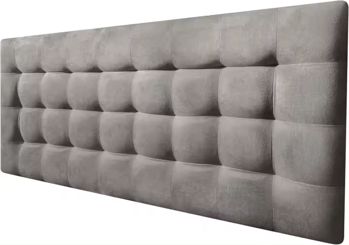 Cabecero Cama Canadá Deluxe - Cabecero Tapizado Acolchado de Tela Antimanchas - Cabecero Premium Dormitorio (Beige, 150x70) - 1