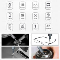 Mini Percalor Eléctrico Ajustable Torque para Reparación de Cámaras y Watches 24 piezas Herramientas Eléctricas Recargables Sin Cable - details 3