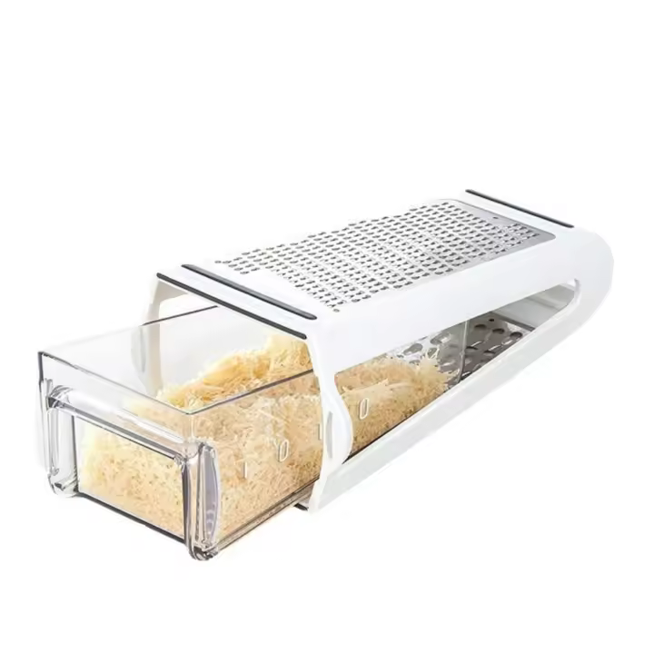 Rallador de doble cara multifuncional, herramientas de cocina, cuchillas de doble cara, rallador de queso, utensilios de cocina, acero inoxidable - 1