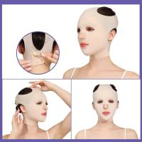 El levantamiento reutilizable 3D vende adelgazamiento, moldeador en V, estiramiento completo, mascarilla facial delgada, cuidado de la piel de belleza, mejillas antiarrugas para dormir - details 11