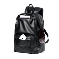 Mochila de viaje de cuero PU para hombre, morral escolar de negocios de color sólido, a la moda, novedad de 2022 - details 15