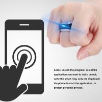 Anillo con tecnología NFC, anillo deportivo, anillo con tecnología inteligente NFC de acero inoxidable - details 4