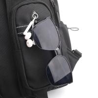Bolso de pecho antirrobo para hombre, pequeña mochila de viaje para mujer, bolso impermeable de nailon para deportes al aire libre, bandolera tipo bandolera - details 39