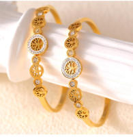 Pulsera de Maple inoxidable de Árbol DE LA Vida Hueco pulsera de Mujer - details 5
