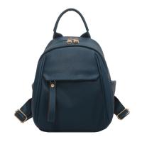 Bolso mujer 2025 nueva mochila de cuero suave para mujer, mochila pequeña de viaje literario de moda bolso de mujer - details 7