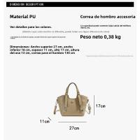 Pequeños Bolsos De Moda Simple Multiusos Crossbody Bolsas Tote Hombro Bolsas - details 0