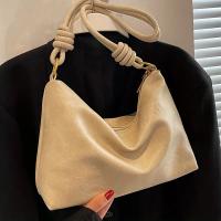 Bolso de Hombro de PU para Mujer Bolso Cruzado de Moda con Correa Ancha Bolso Commuter Casual - details 12
