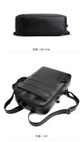 Mochilas de negocios impermeables para hombre, bolso para portátil de cuero PU, gran capacidad, carga USB, bolsa de viaje a la moda - details 16