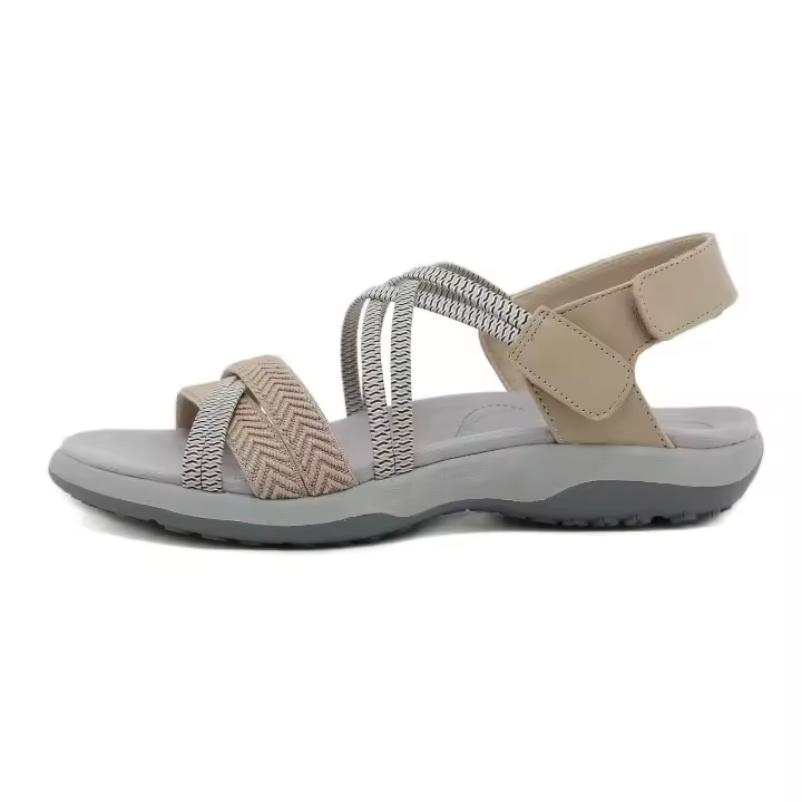 Nuevas sandalias deportivas de comercio exterior con estampado de velcro, informales, para mujer, talla grande, 2025 - 1