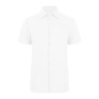 Camisa clásica de manga corta para hombre, camisa informal de Color sólido para vacaciones de verano - details 47