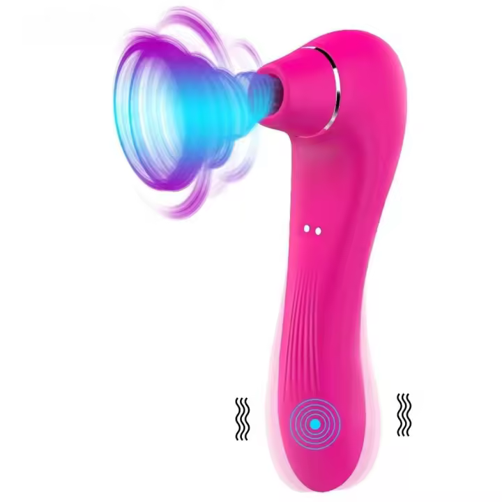 Embalaje privado SEX Vibrador de succión vaginal, estimulador de clítoris con succión de lengua oral, juguetes sexuales para adultos, masturbador erótico - 1