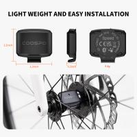 Sensor de Cadencia de Velocidad CooSpo para Bicicleta Accesorios de Ciclismo Compatible con Wahoo Bike Computer Computadora ANT+ Fitness Inalámbrica - details 2