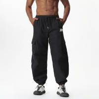 Pantalones cargo de moda de verano holgados de estilo coreano para hombre con piernas cónicas - details 1