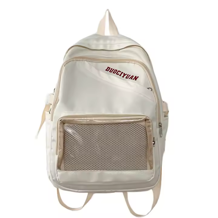 Exposición de cómics, estudiante, mochila escolar, niña, insignia, mochila, mochila, transparente, fresco y dulce, nailon. - 1